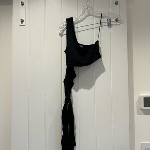 Urban Outfitters One Shoulder Tie Tank